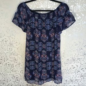 Speechless Off Shoulder Floral Sundress